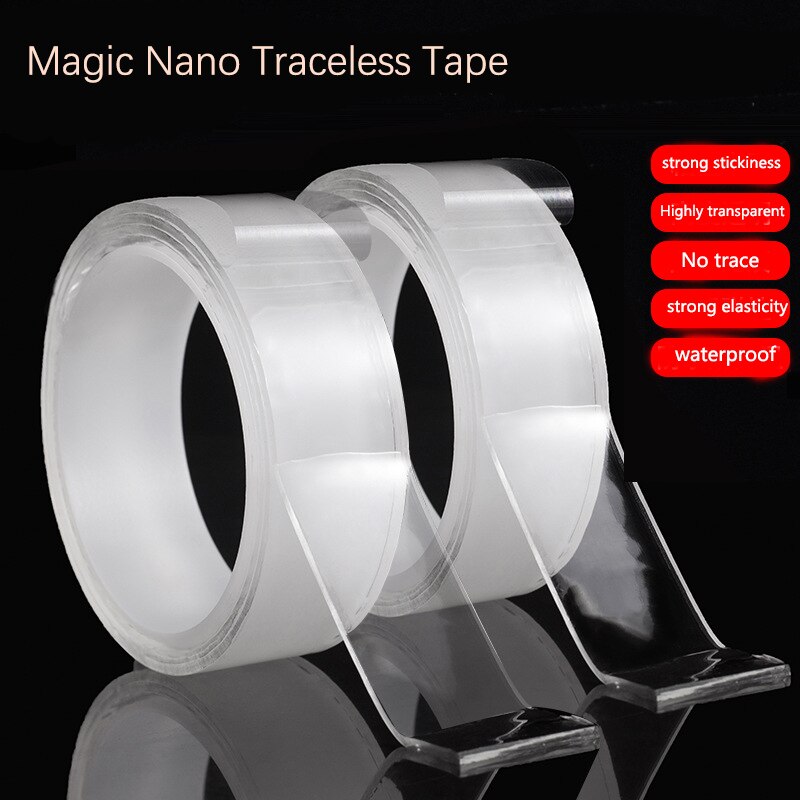 Cinta Doble Faz Nano Tape - Sin dañar paredes