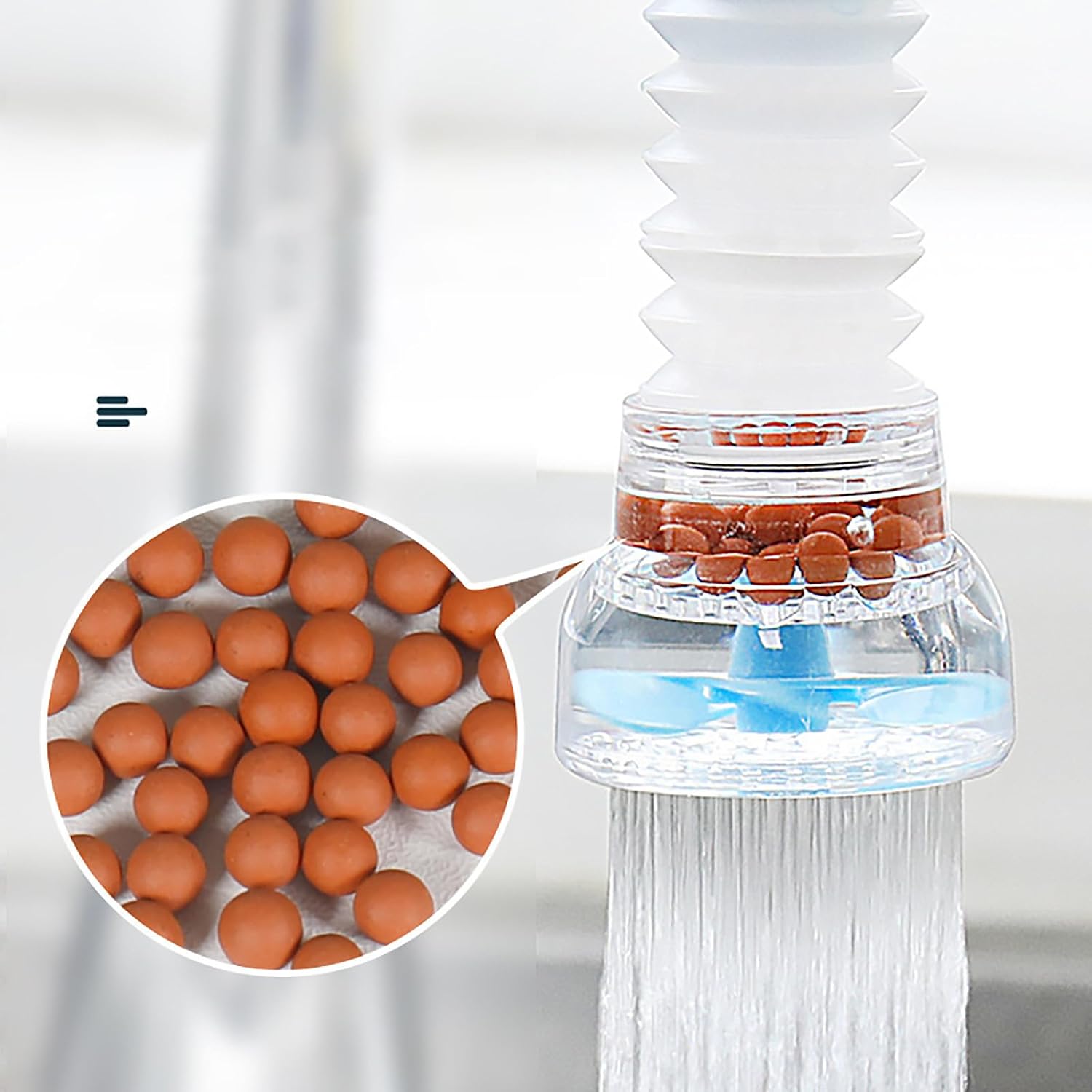 Pack x3 Filtro Purificador de Canilla Extensible 360° — Instalación Sin Herramientas