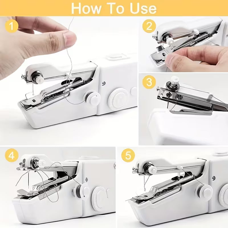 Máquina de Coser Portátil Mini  — Reparaciones en Segundos, Donde Estés
