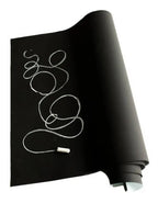 Pizarra Autoadhesiva Negra 200x45cm — Incluye 5 Tizas