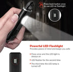 Llavero Alarma Personal 3 en 1 — Sirena 130dB + Linterna + Localizador iPhone