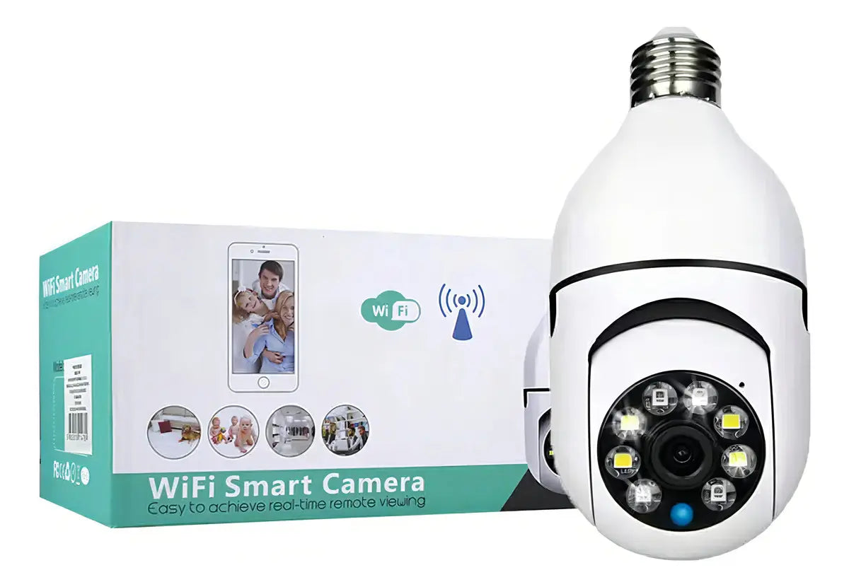 Cámara Domo WiFi 1080p con Sensor de Movimiento y Visión Nocturna
