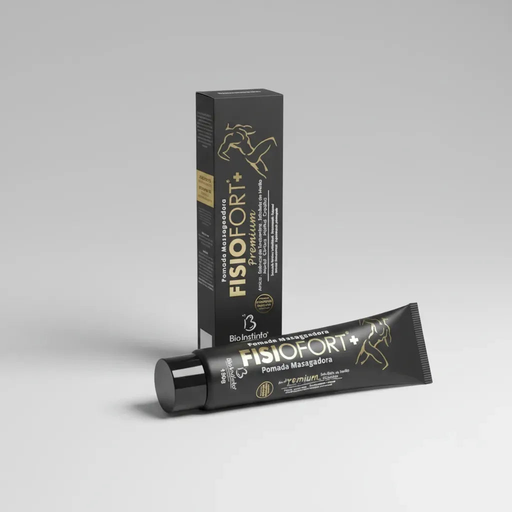 Fisiofort+ Premium · Alivio Muscular, Articular y Reumático · Pomada Masajeadora 150g