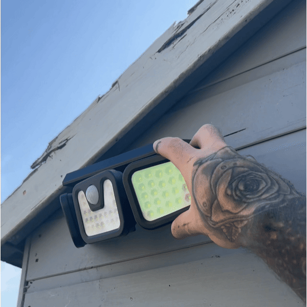 Foco Solar LED con Sensor de Movimiento