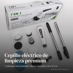 Cepillo Eléctrico de Limpieza Premium — 7 en 1 Inalámbrico