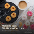 Máquina para Mini Donas Eléctrica — 7 Cavidades, 1000W y Doble Cocción
