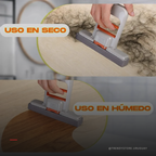 Mini Mopa Multiuso Húmedo/Seco — Escurrido Manual Compacta