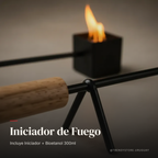 Iniciador de Fuego para Parrilla y Estufa + Bioetanol 300ml Incluido