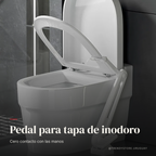 Pedal levanta tapa de inodoro