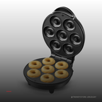Máquina para Mini Donas Eléctrica — 7 Cavidades, 1000W y Doble Cocción