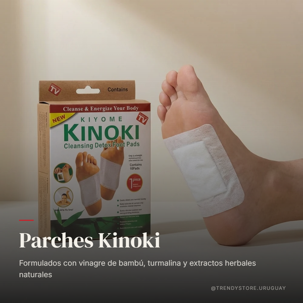 Parches Desintoxicantes Kinoki x10 — Para Pies