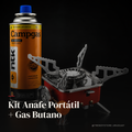 Kit Anafe Portátil + Gas Butano — Cocinilla Compacta para Camping
