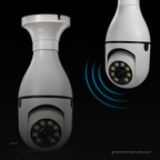 Cámara Domo WiFi 1080p con Sensor de Movimiento y Visión Nocturna