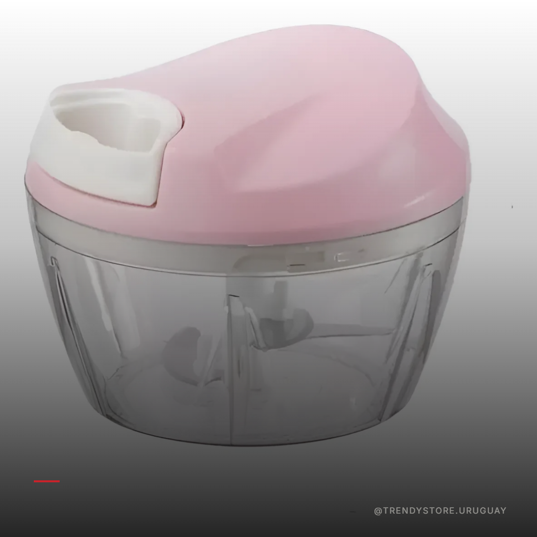 Mini Procesadora Manual 500ml — Picadora Multiuso Sin Electricidad