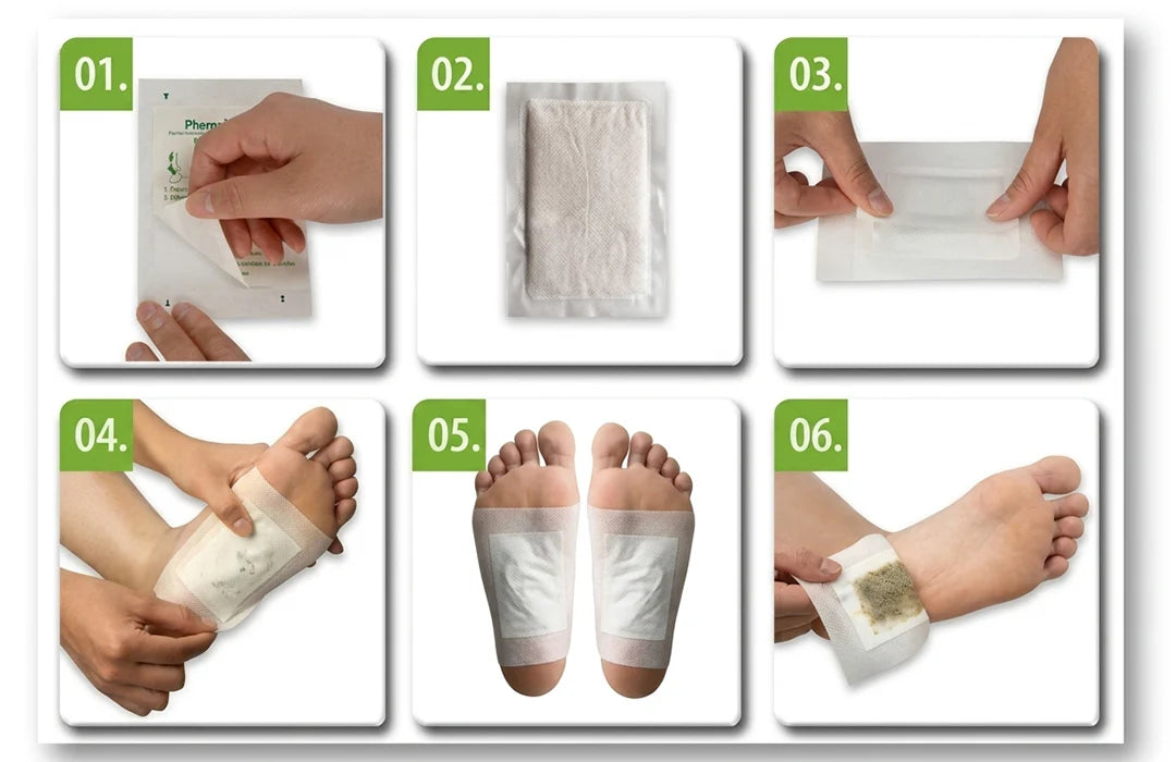 Parches Desintoxicantes Kinoki x10 — Para Pies